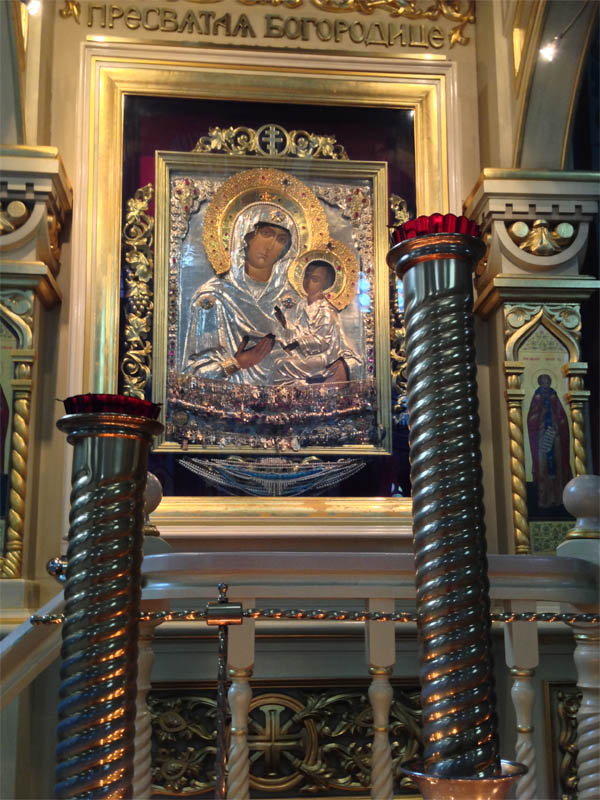 тихвинская икона рига