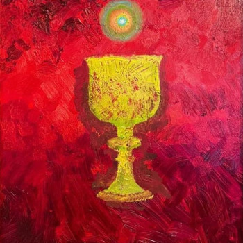 Чаша Обновлённая. 2021. Холст, масло.